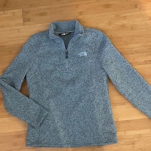 THE NORTH FACE FLEECE LINED QUARTER ZIP WOMENS MEDIUM